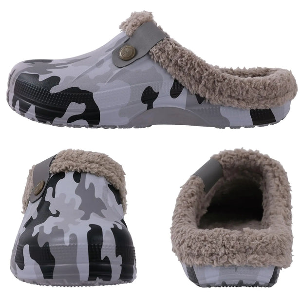 Fuzzy Waterproof Winter House Slippers