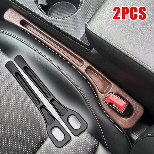 2PCS Car Seat Gap Filler – Crevice Storage Box & Console Organizer