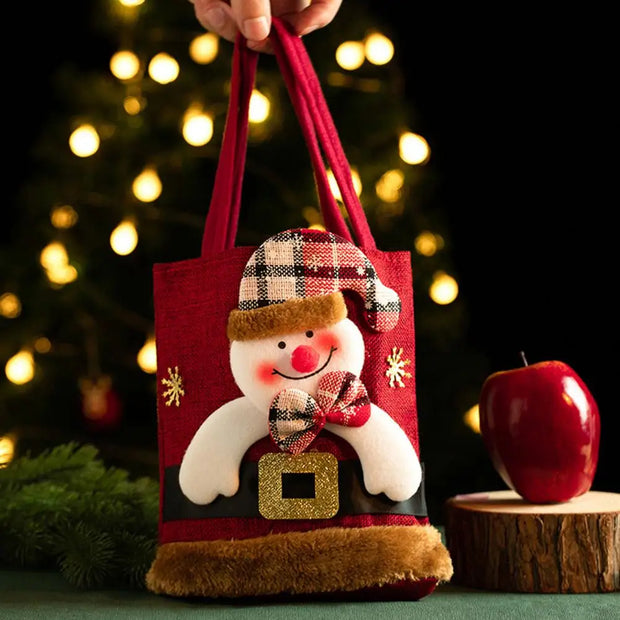3D Cartoon Christmas Gift Bags