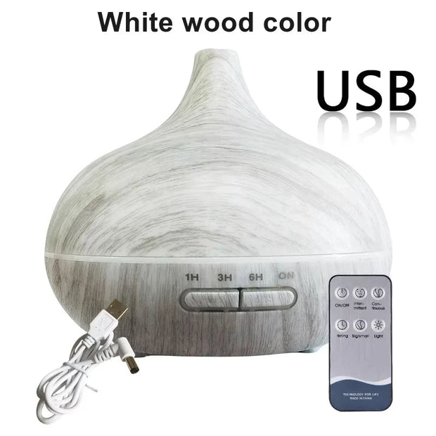 Wood Grain Essential Oil Diffuser