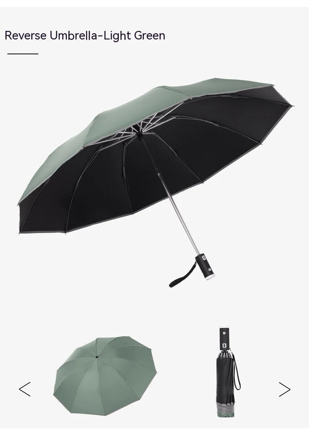 Automatic Reverse Folding Umbrella
