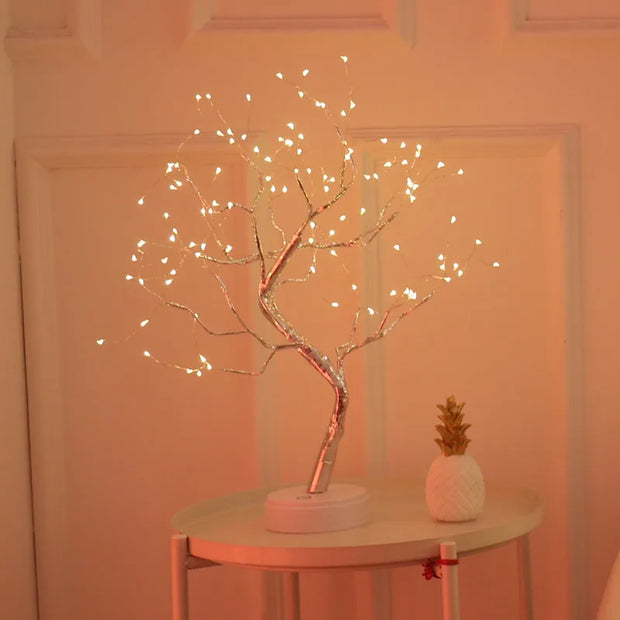 16-Color LED Willow Lamp
