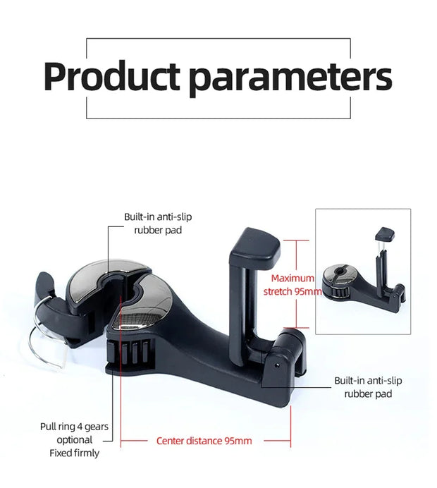 Car Mount Phone Holder Hook
