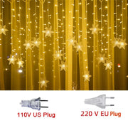 3.2M LED Snowflake String Lights