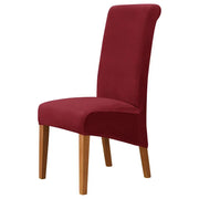 Adjustable Velvet Chair Seat Cover
