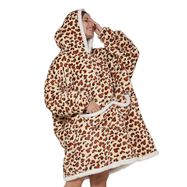 Cartoon Oversized Hoodie Blanket