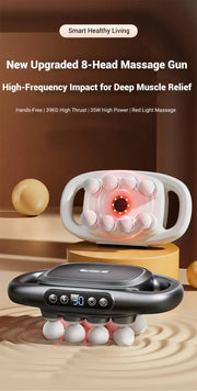 8-Head Deep Tissue Massage Gun