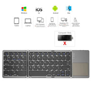 Foldable Wireless Bluetooth Keyboard