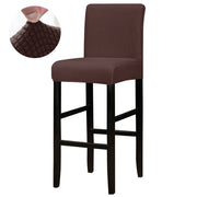 Solid Color Short Back Chair Cover
