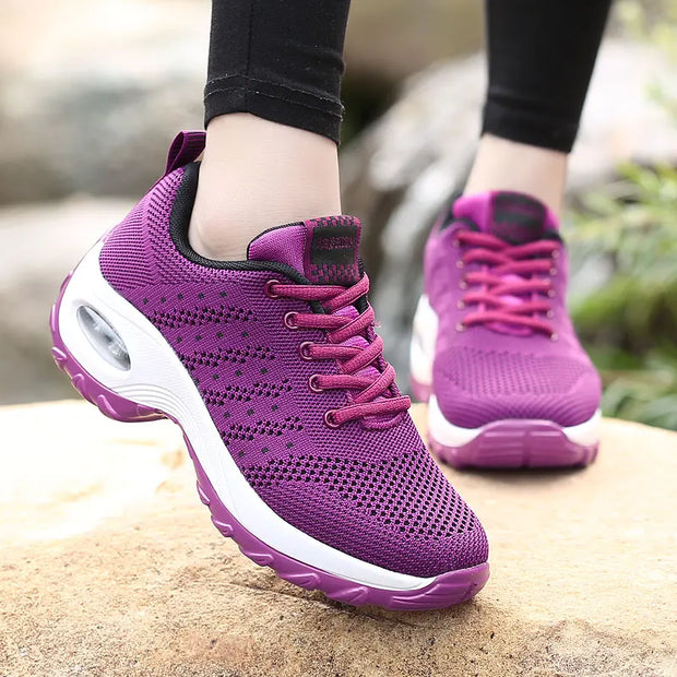 Women’s Breathable Platform Walking Shoes